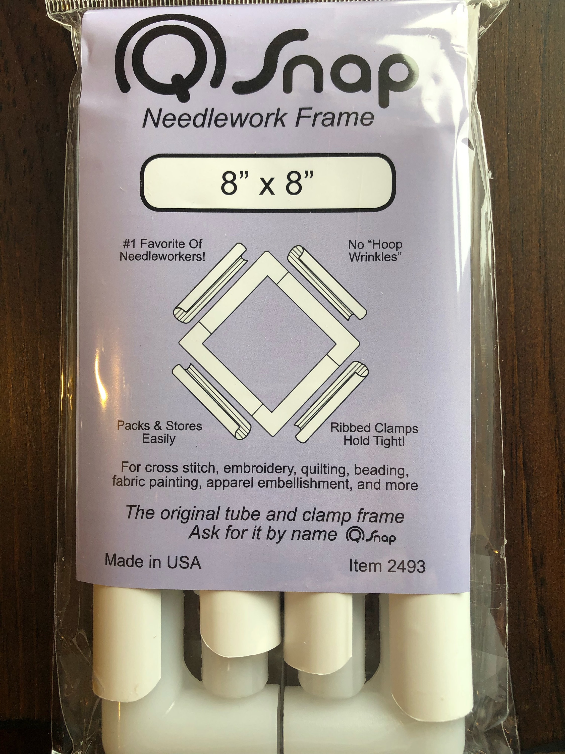 Q Snap Needlework Frames / 6x6 / 8x8 / Spare Pair/ Extension Piece