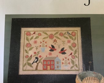 BIRD SONG  / by Samplers not Forgotten / cross stitch chart / counted cross stitch pattern / pattern only