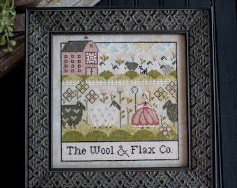 Plum Street Samplers / The Wool & Flax Co. / Cross stitch chart / cross stitch pattern / pattern only