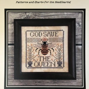 from ANNIE BEEZ Folkart / God Save the Queen / cross stitch chart