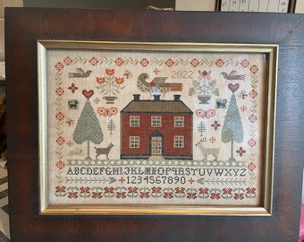 PERNICE MANOR by Teresa Kogut / cross stitch chart / Sampler