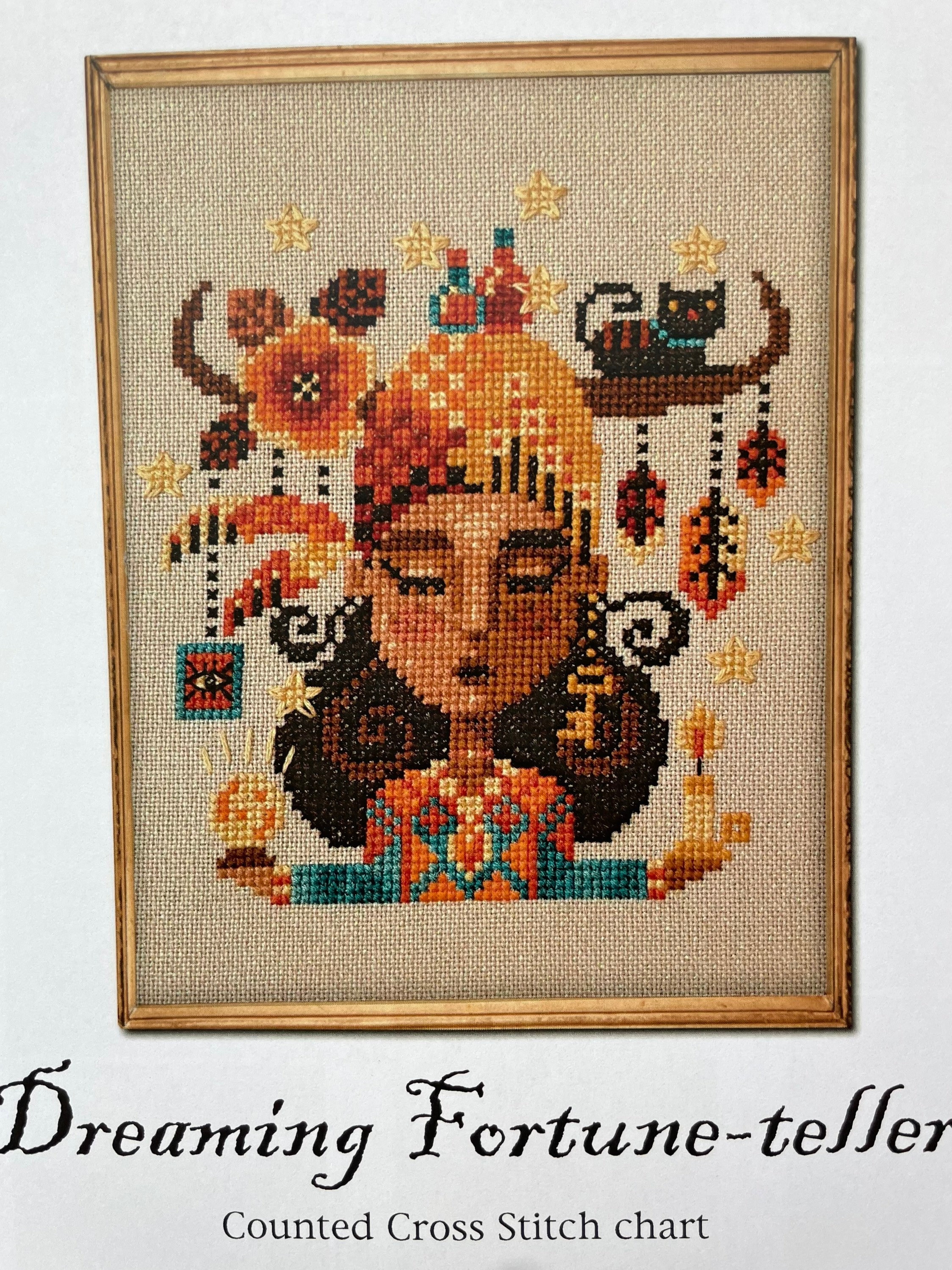 DREAMING FORTUNE TELLER / Barbara Ana Designs / stitch chart  