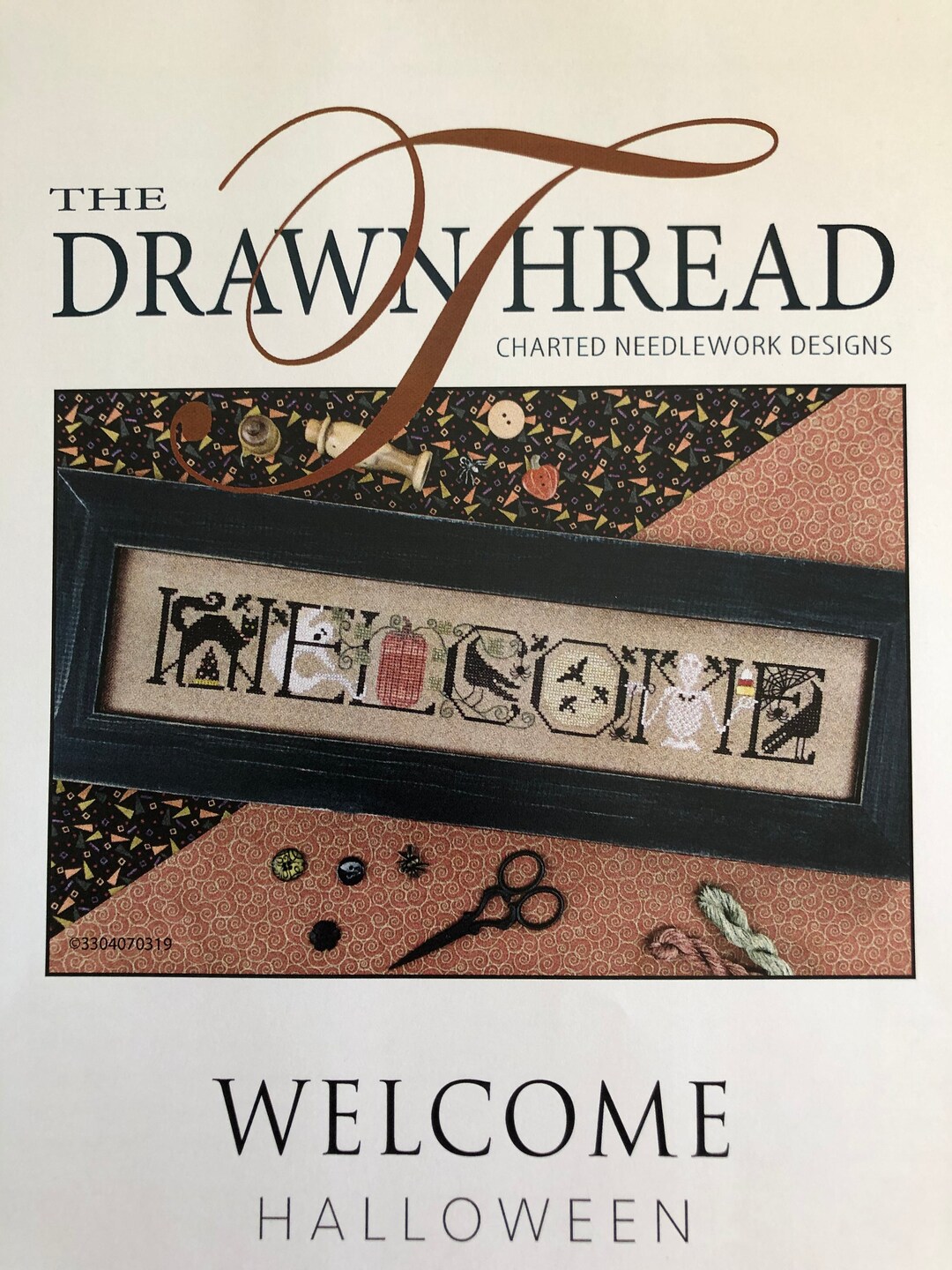 The Drawn Thread/ WELCOME HALLOWEEN / Halloween Sampler/ Cross Stitch ...