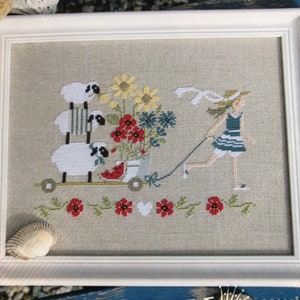 Madame Chantilly / SUMMER DELIVERY / cross stitch chart / counted cross stitch / pattern only