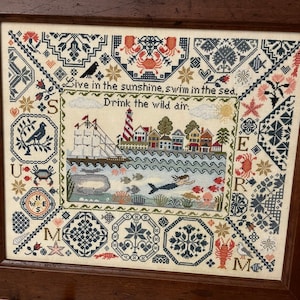 SUMMER QUAKER by Lila's Studio / Cross Stitch Chart / Pattern Only - Etsy