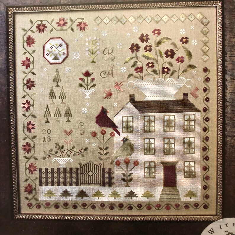 WINTER ROSE MANOR / With Thy Needle and Thread/ Brenda - Etsy