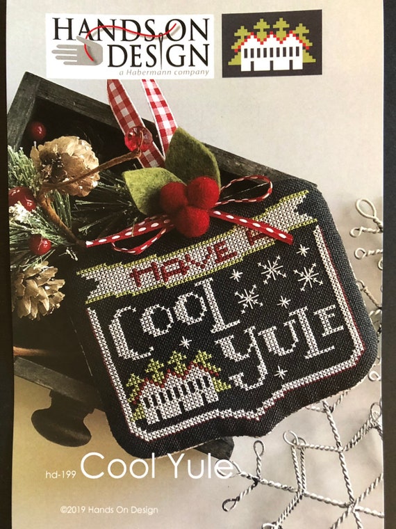 Hands on Design / COOL YULE / cross stitch chart / Chalk stitching / Sulky threads