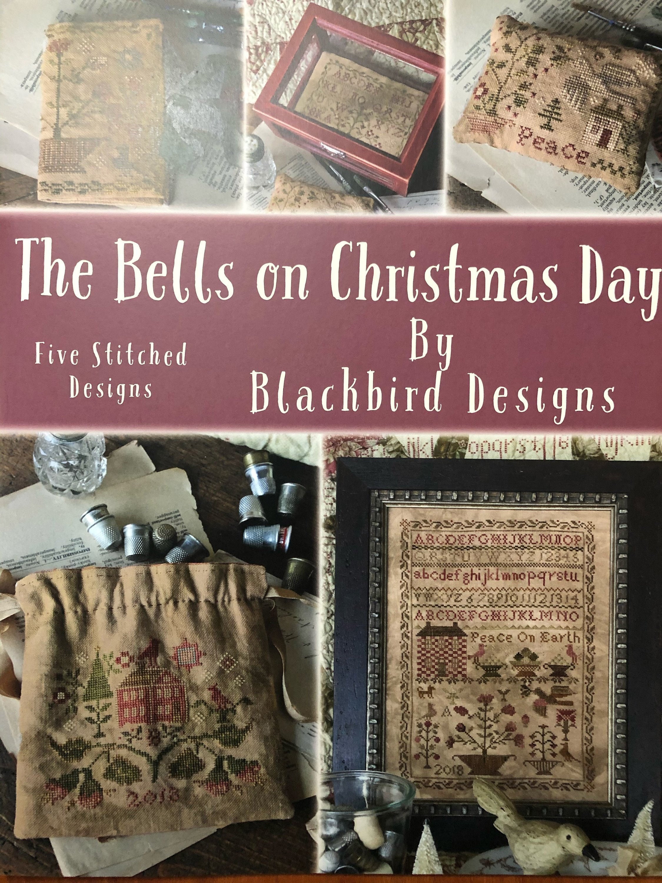 Blackbird Designs/ The Bells on Christmas Day Book / cross stitch patterns / book only