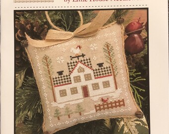 Little House Needleworks Farmhouse Christmas Cross Stitch Pattern