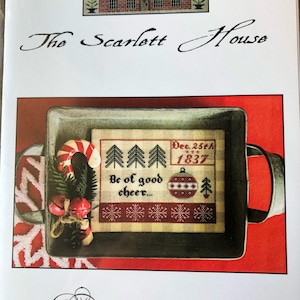 Be of Good Cheer / The Scarlett House / cross stitch chart / counted cross stitch pattern / pattern only