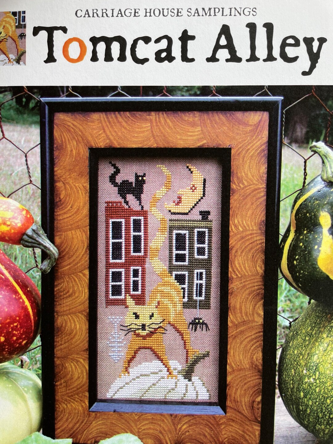 TOMCAT ALLEY / Carriage House Samplings/ Cross Stitch Chart / Pattern ...