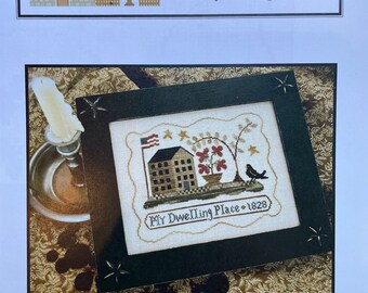 Little House Needleworks / MY DWELLING PLACE /cross stitch chart / counted cross stitch pattern / pattern only