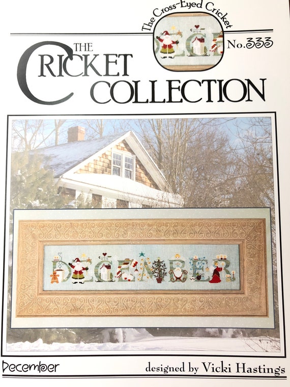 Cross Eyed Cricket / DECEMBER/ the Cricket Collection /cross Etsy