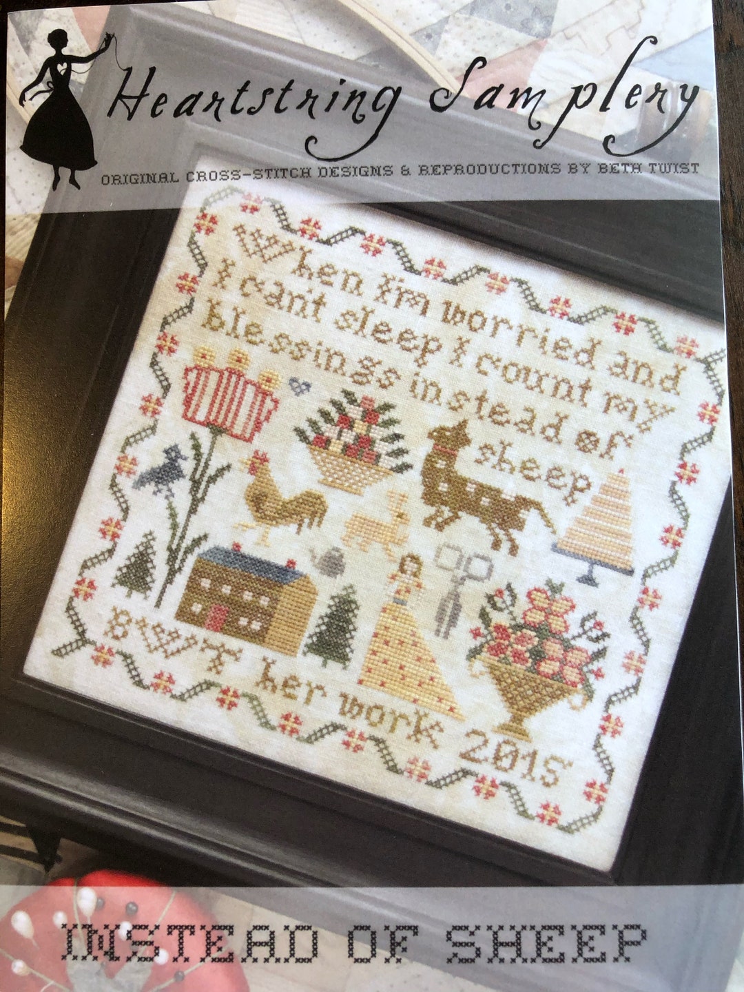 Heartstring Samplery / Instead of Sheep / Cross Stitch Chart / Counted ...