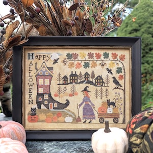 Tis Near Halloween / Lila’s Studio/ cross stitch chart / counted cross stitch pattern / pattern only
