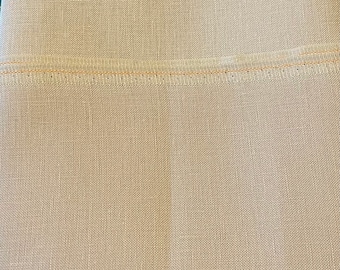 Zweigart Edinburgh Linen / ANTIQUE IVORY / 32 or 36 ct / Cross stitch fabric / ready to ship