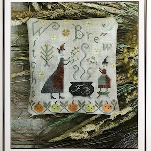 Fancey Blackett by Pineberry Lane / WITCH’s BREW / cross stitch chart / pattern only