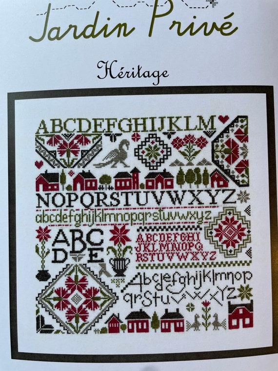 Jardin Prive' / HERITAGE / Cross Stitch Chart / Pattern Only - Etsy
