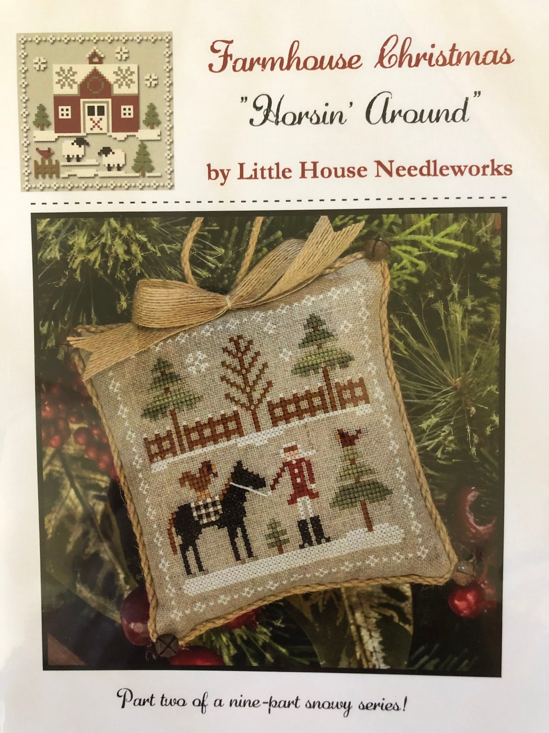 Little House Needleworks/ Farmhouse Christmas / HORSIN AROUND - Etsy