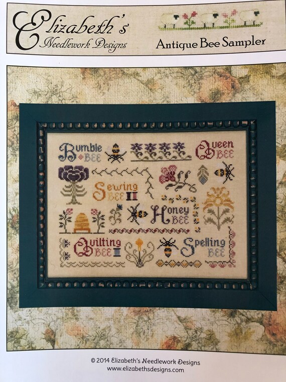 Cross Stitch Pattern ~ Dame Crotal and the Bees ~ Instant PDF Download!