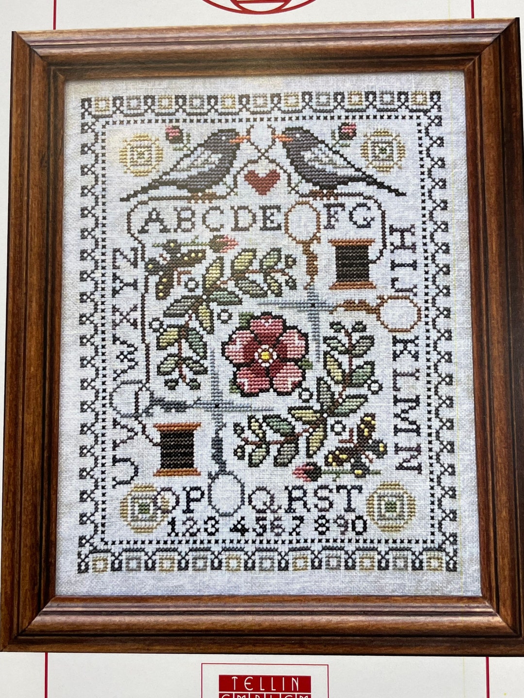SCISSOR SAMPLER / Tellin Emblem / Cross Stitch Chart / Pattern - Etsy