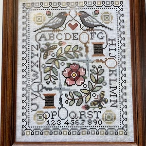 SCISSOR SAMPLER / Tellin Emblem / cross stitch chart / pattern only