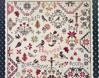 Praiseworthy Stitches / SIMPLE GIFTS: HARVEST /cross stitch chart / counted cross stitch pattern / pattern only