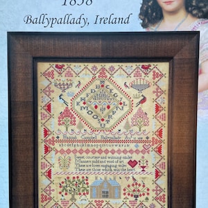 HANNAH CAMPBELL 1838 / Hands Across the Sea Samplers / cross stitch chart / pattern only