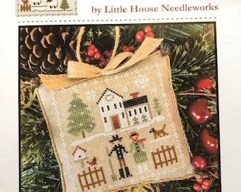 Little House Needleworks/ Farmhouse  Christmas / FARM FOLK / cross stitch chart / counted cross stitch pattern / pattern only