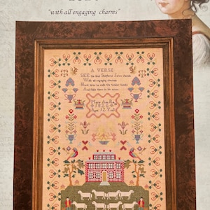 MARY ANN RAGG 1826 / Hands Across the Sea Samplers / cross stitch chart / pattern only