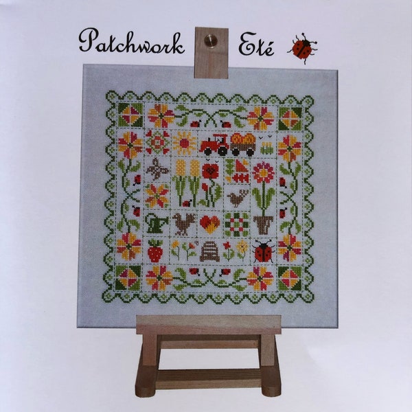 Jardin Prive’ / Patchwork Ete / cross stitch chart / counted cross stitch / pattern only