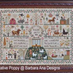 All Creatures Great and Small / Barbara Ana Designs / stitch chart / counted cross stitch / pattern only