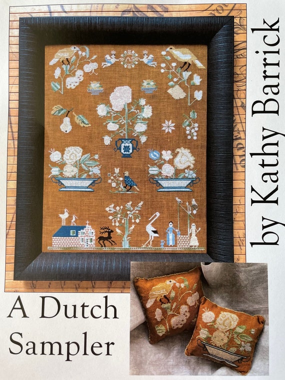 A DUTCH SAMPLER by Kathy Barrick Cross Stitch Chart Pattern Only Etsy Canada
