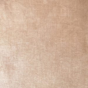 May include: Close-up of a tan-colored linen fabric. The fabric has a woven texture with visible fibers and a slightly irregular surface. The color is a warm, neutral tone, suitable for various textile projects.