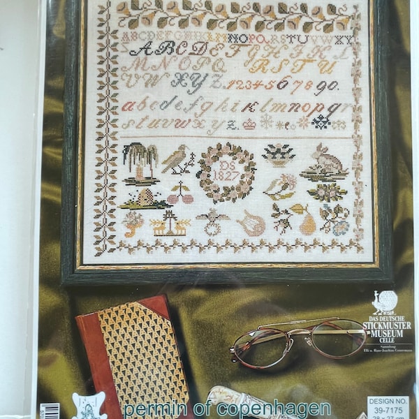 Kit Broderie Permin Of Copenhagen – Point De Croix Neuf #153
