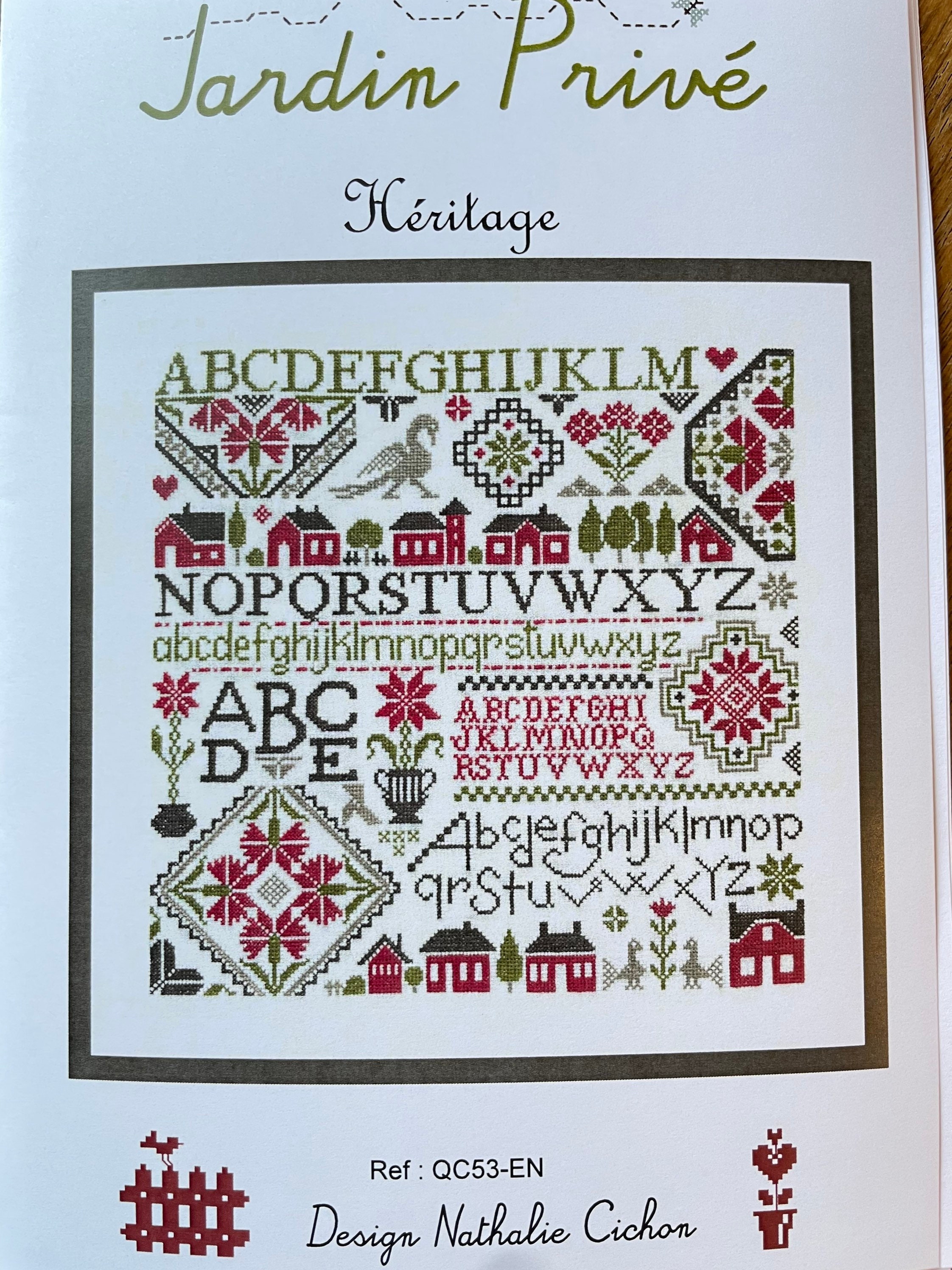 セトクラフトステッチ Jardin Prive' / HERITAGE / Cross Stitch Chart / Pattern Only - Etsy