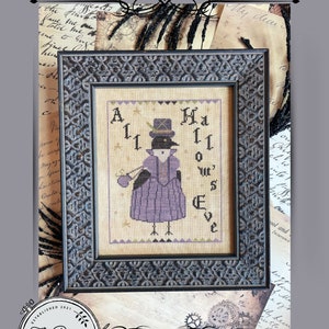 STEAMPUNK PENELOPE par The Proper Stitcher / tableau de point de croix / motif uniquement