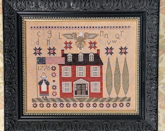 BETSY'S SAMPLER by Fox & Rabbit / cross stitch chart / pattern only