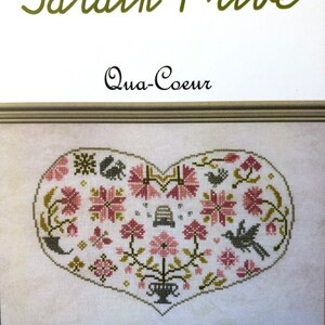 Jardin Prive’ / QUA-COEUR / cross stitch chart / counted cross stitch / pattern only