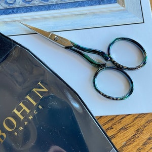 Bohin Scissors / AQUATIQUE / Embroidery Scissors / Cross Stitch / A Pair for every Project