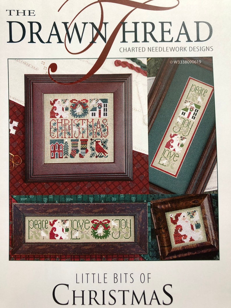 The Drawn Thread/ Little BITS of CHRISTMAS / Sampler/ Cross Stitch ...