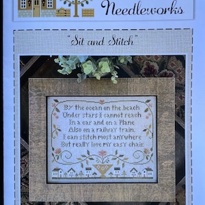 SIT and STITCH from Little House Needleworks / cross stitch chart