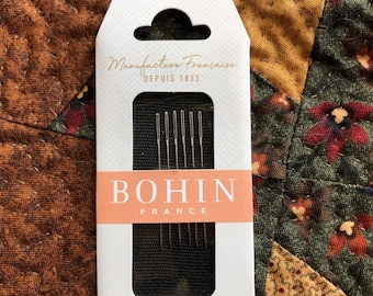 Bohin Tapestry Needle set / Choose Size 24, 26 or 28 / One pack of 6 / Cross stitch needles