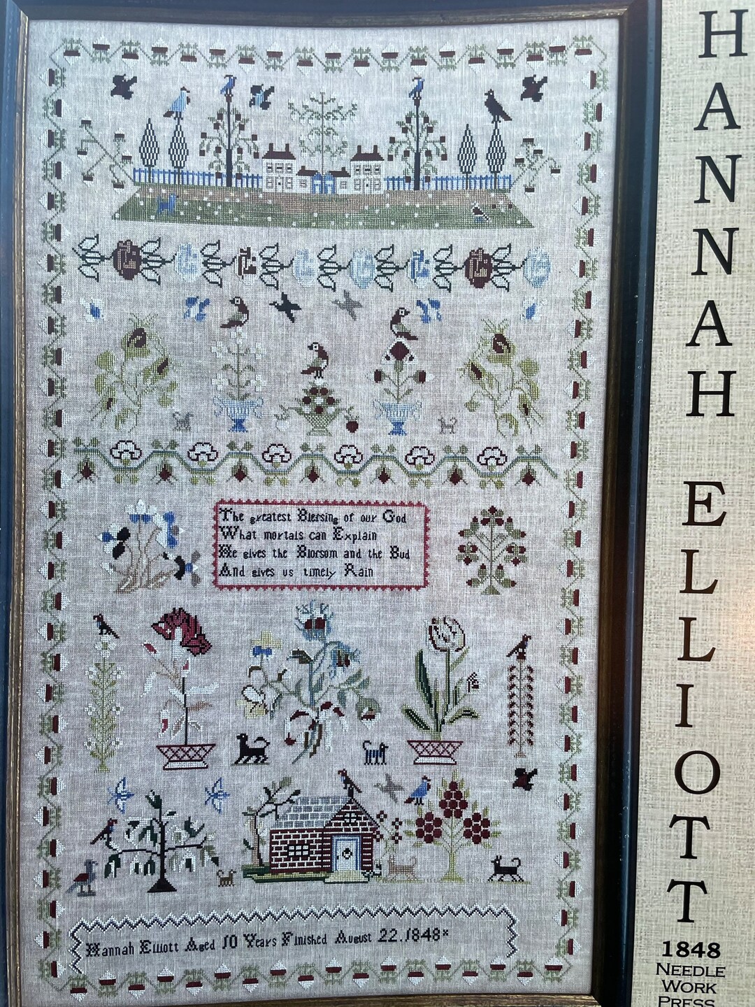 HANNAH ELLIOTT / Needlework Press / Cross Stitch Chart / Counted Cross