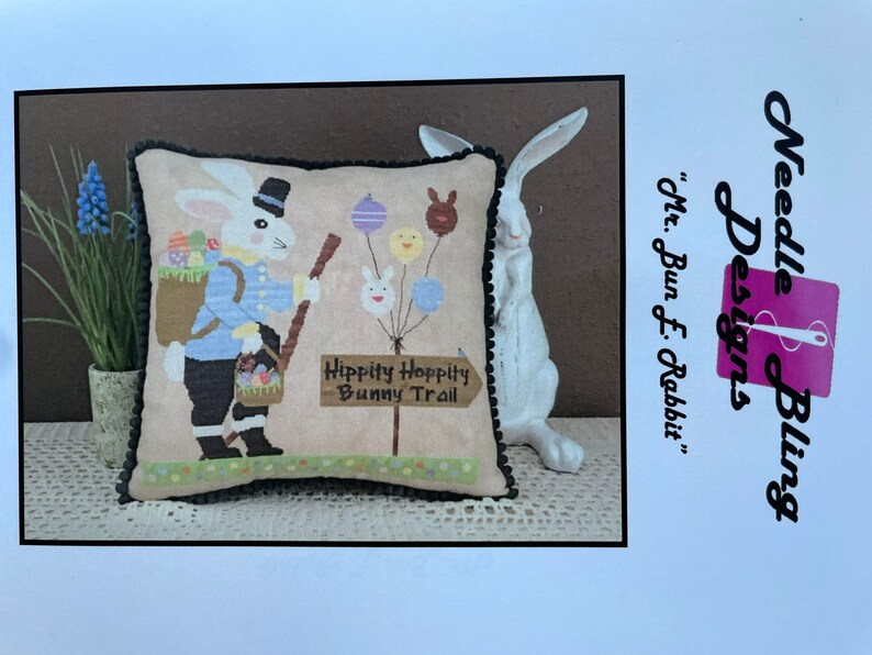 Mr BUN E RABBIT by Needle Bling Designs / Cross Stitch Chart / Pattern ...
