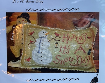 Homespun Elegance/ It’s A SNOW DAY / Cross stitch chart / chart only