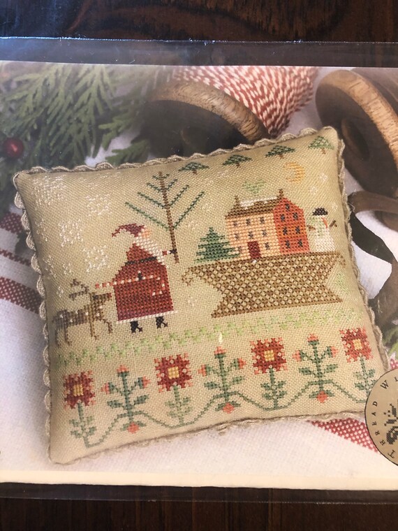 Basketful of Spring Time With Thy Needle Thread Cross Stitch Pattern