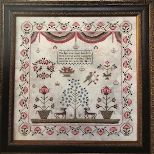 Faith 1831 / By Samplers not Forgotten / cross stitch chart / counted cross stitch pattern / pattern only