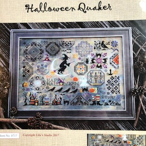 Halloween Quaker / Lila’s Studio/ cross stitch chart / counted cross stitch pattern / pattern only