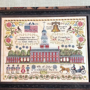 LET FREEDOM RING / Lila’s Studio/ cross stitch chart / counted cross stitch pattern / pattern only